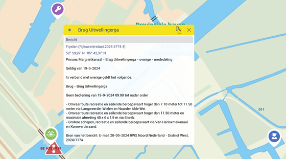 Beeld: Waterkaarten App